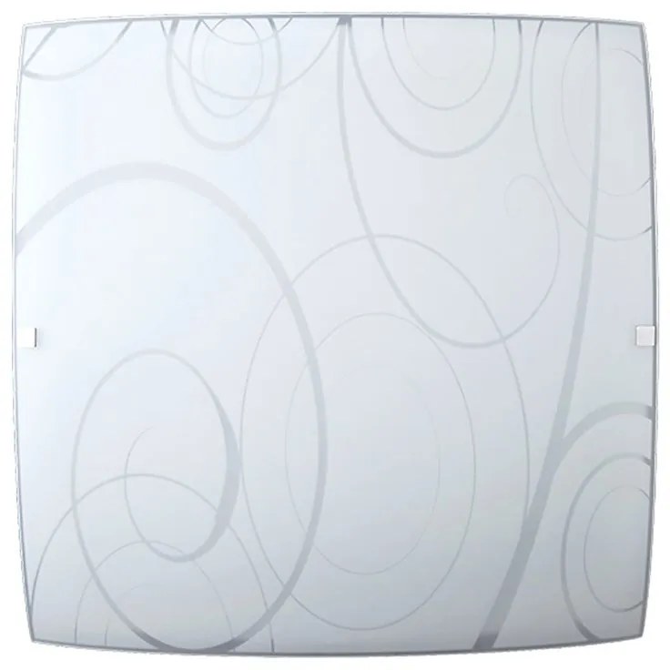 Plafoniera neoclassico Miley 3 x E27 bianco 40 cm x 40 cm