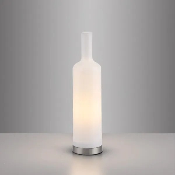 JUST LIGHT. 14006-16 - Lampada da tavolo BOTTLE 1xE14/25W/230V bianca