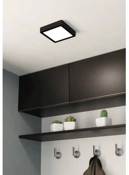 Eglo 900643 - Plafoniera da bagno LED FUEVA LED/11W/230V IP44 nero