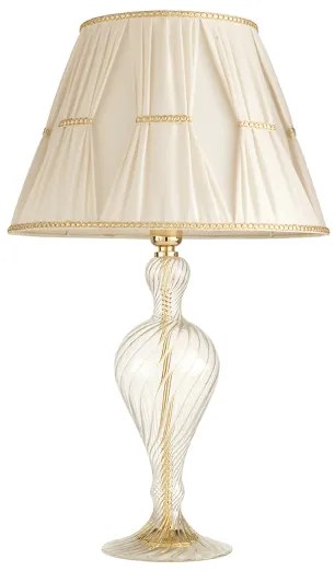 Lampada da tavolo 40x71 cm ROXANNE in vetro soffiato lavorato a mano