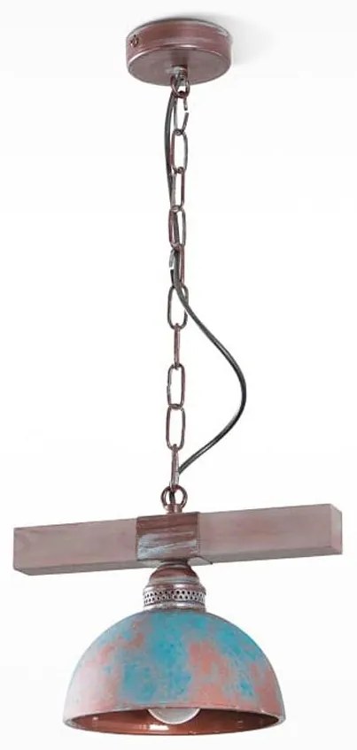 Lampadario a sospensione con catena VIRIONI 1xE27/60W/230V