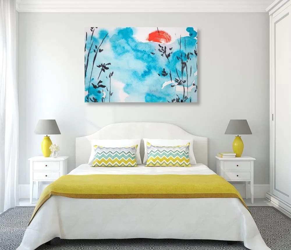 Quadro su tela – Pittura del cielo giapponese