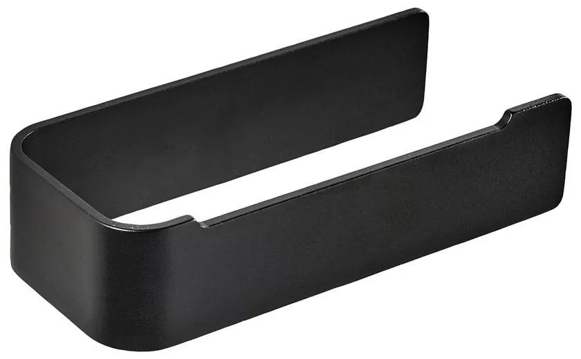 Porta carta igienica da parete nero in metallo Ume – Zone
