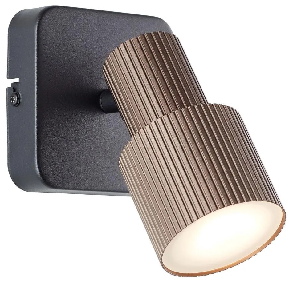 Brilliant - Luce Spot da parete a LED CADIZ 1xGU10/5W/230V bronzo
