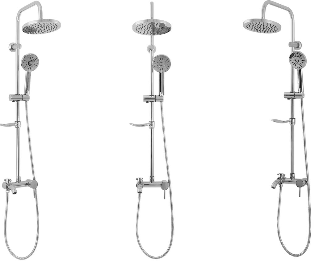 Set Doccia da incasso LUIS Chrome