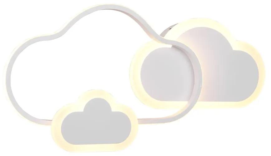 Lampada per bambini bianca 52x25 cm Cloudy - Trio