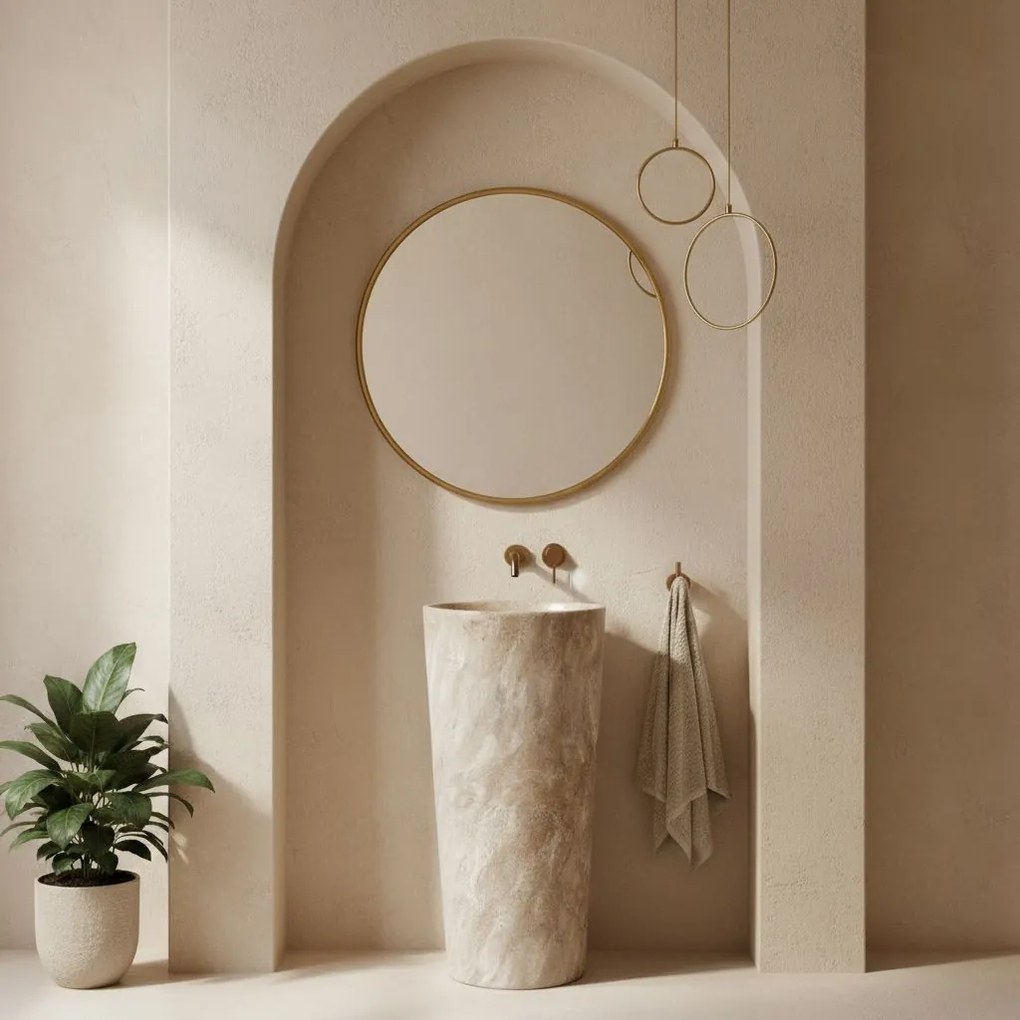 Portasciugamano da bagno Tomi 5805 Brush Copper