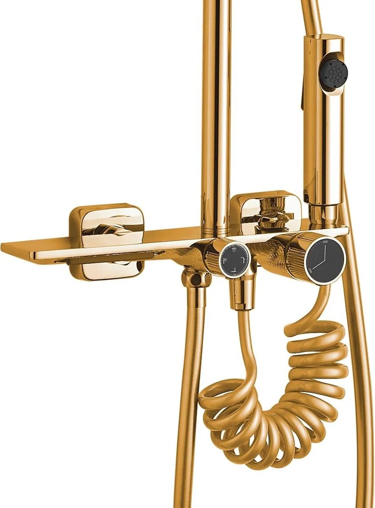 Set doccia REA HELIX Gold