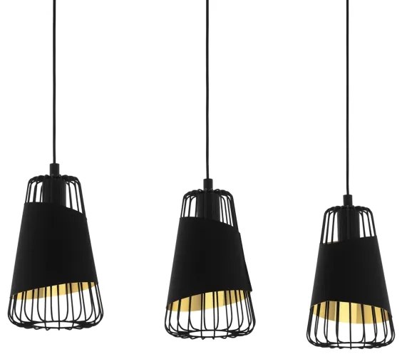 Eglo 49448 - Lampadario a sospensione con filo AUSTELL 3xE27/60W/230V