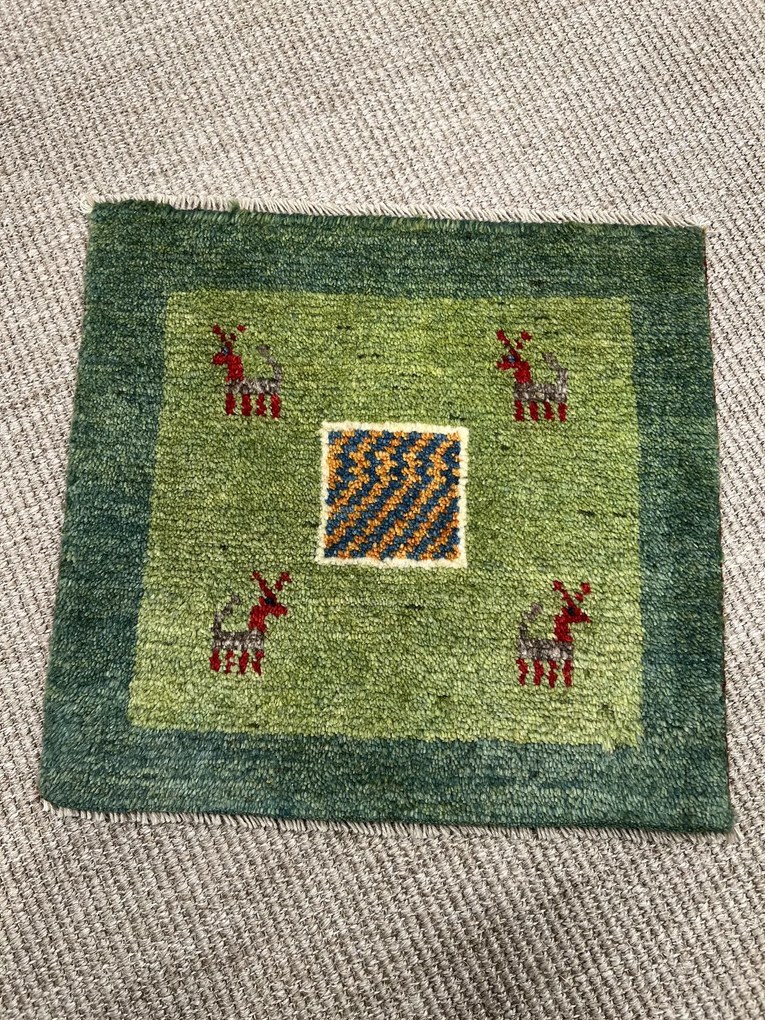 Gabbeh Tappeto persiano 40x40 Blu (Iran) Annodato A Mano
