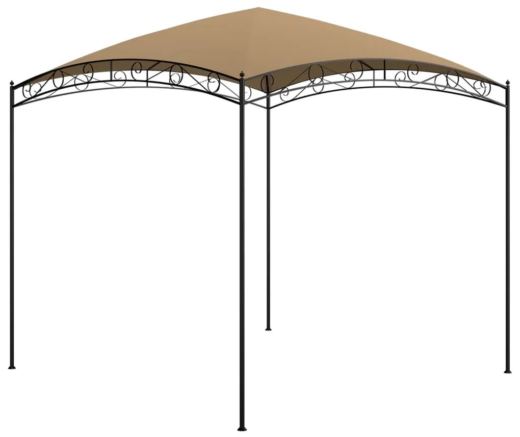 Gazebo 3x3x2,65 M Grigio Talpa 180 G/m² /