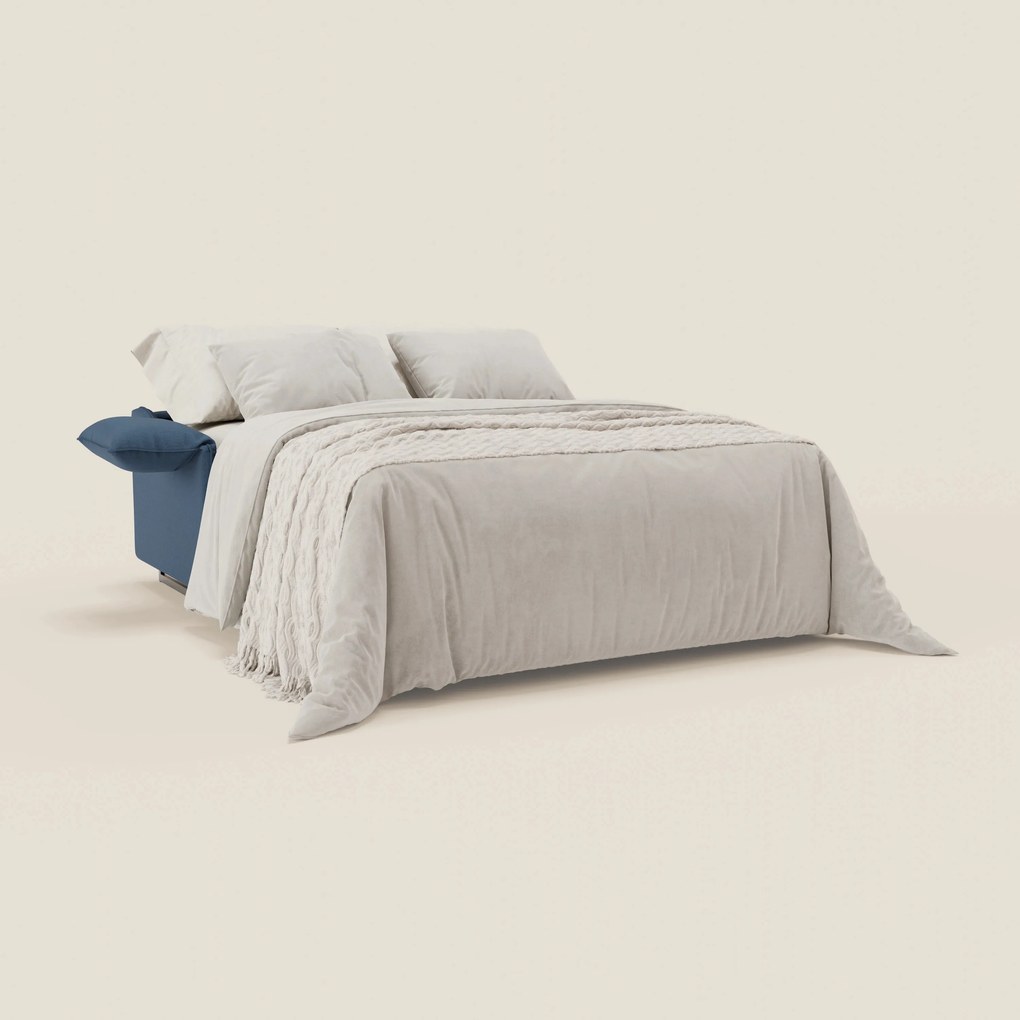 Violetta divano letto materasso H18 cm - poggiatesta reclinabili e braccioli mobili in tessuto impermeabile T13