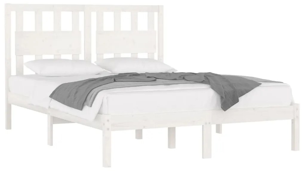 Giroletto bianco massello pino 150x200cm king size