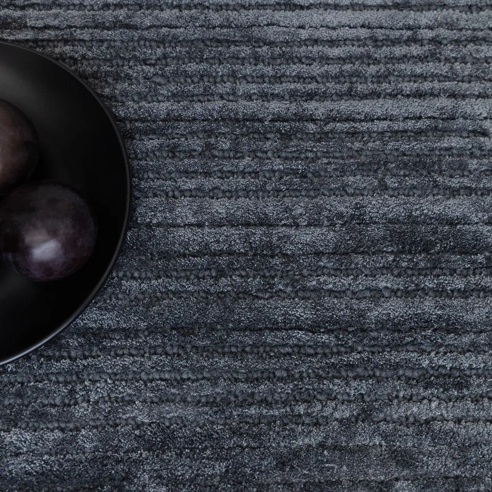 Tappeto in misto lana tessuto a mano color petrolio 160x230 cm Henley Petrol - Asiatic Carpets