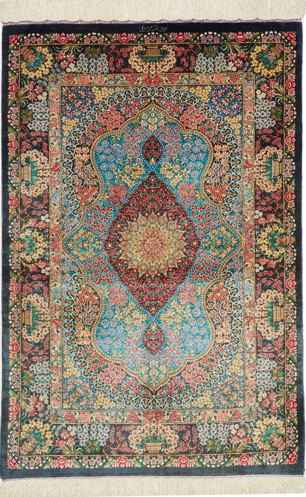 Ghom Tappeto persiano 120x80 (Iran) Annodato A Mano
