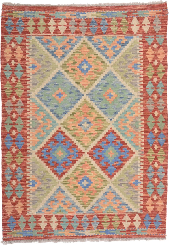 Kilim Tappeto 80x120 (Pakistan) Annodato A Mano