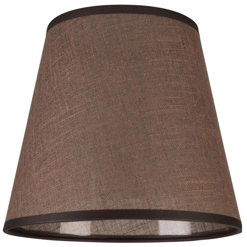 Paralume di ricambio LORENZO E27 diametro 16 cm marrone