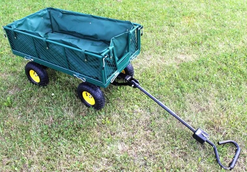 Carrello da giardino 2in1 in verde