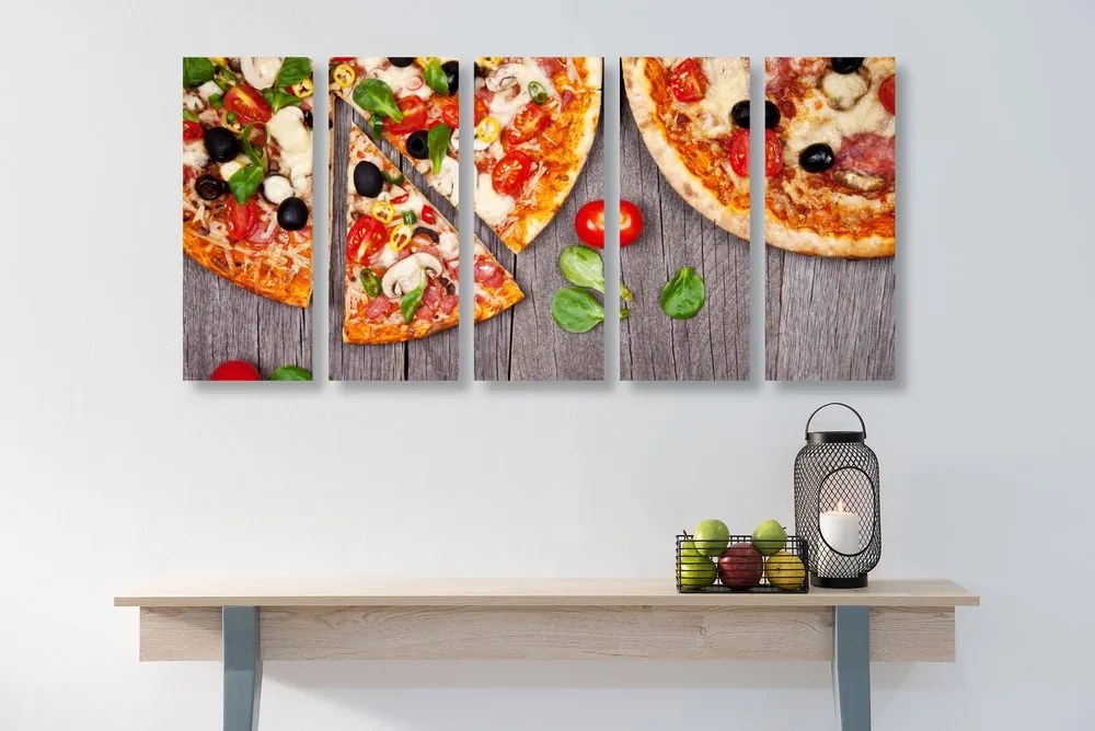 Quadri 5 pezzi – Pizza