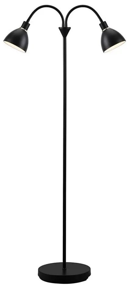 Nordlux - Lampada da terra RAY 2xE14/25W/230V nera