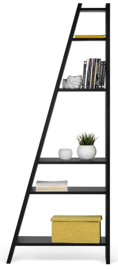 Libreria nera 76x195 cm Delta - TemaHome