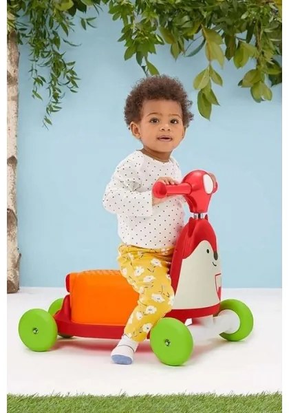 Skip Hop - Bici a spinta 3in1 ZOO volpe 3xAAA