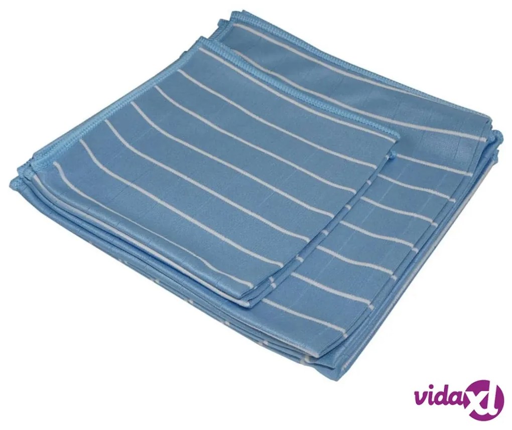 Aqua Laser Set di Panni Cattura Polvere in Bambù 6 pz Blu