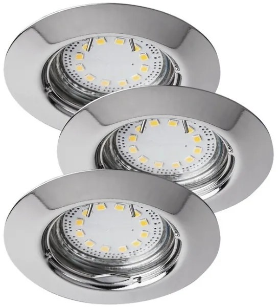 Rabalux 1047 - Set da 3 faretti LED da incasso LITE 3xGU10-LED/3W/230V