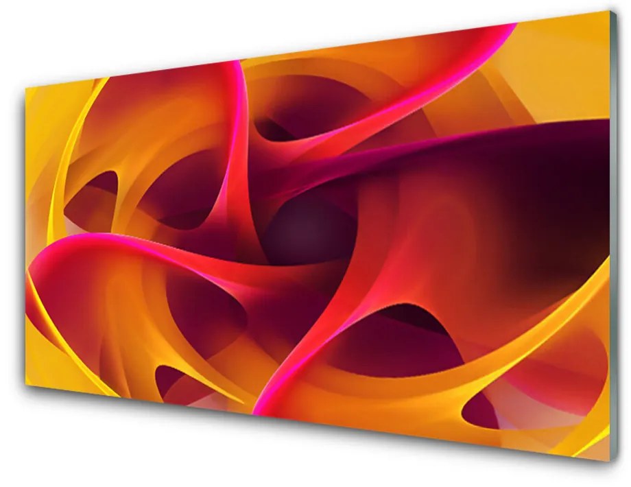 Pannello paraschizzi cucina Grafica di astrazione 125x50 cm