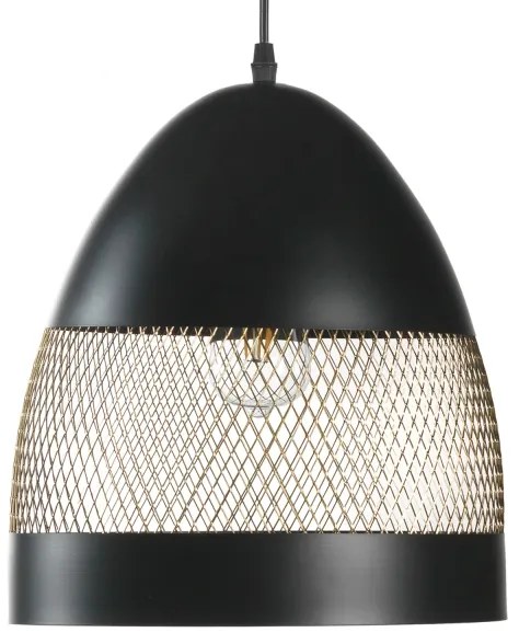 ONLI - Lampadario a sospensione con filo POLLY 1xE27/22W/230V nero