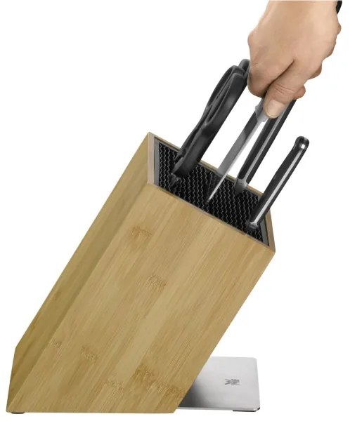 WMF - Portacoltelli bambù/acciaio inossidabile