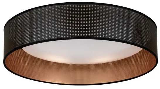 Duolla - Plafoniera LED ROLLER LED/24W/230V diametro 45 cm nero/rame