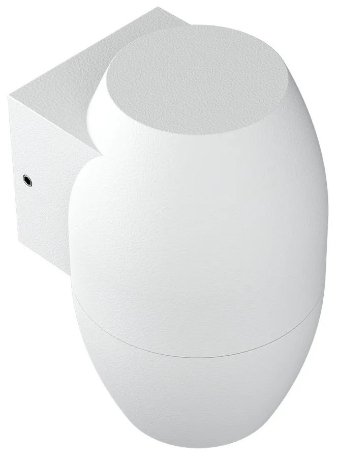 Applique Ovale Monodirezionale IP65 GU10 per esterni - Bianca