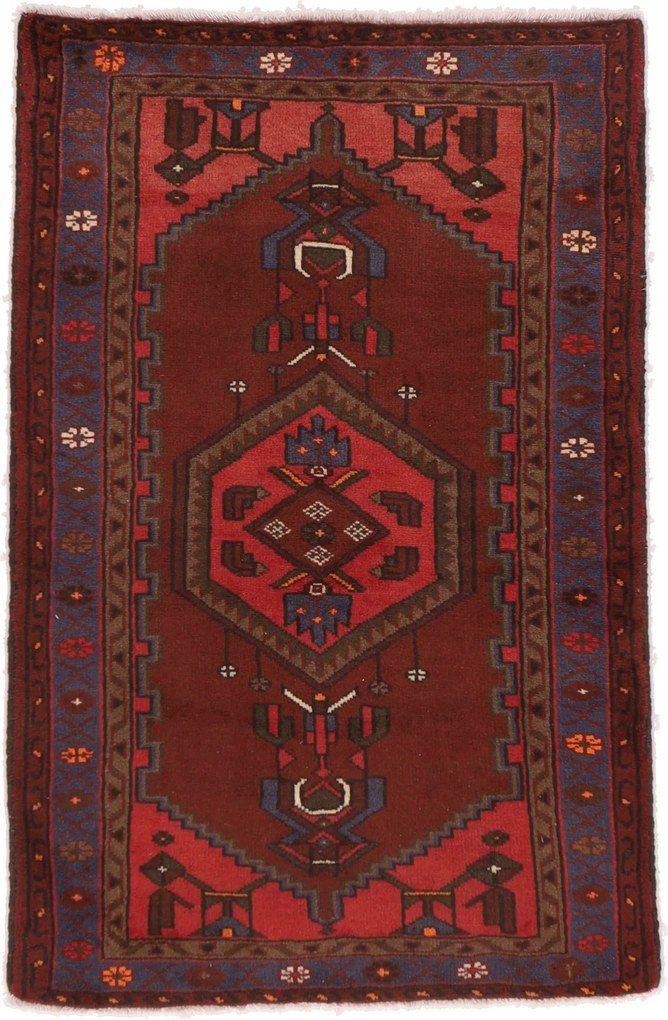 Hamedan Tappeto 100 x 150 (Iran) Annodato A Mano