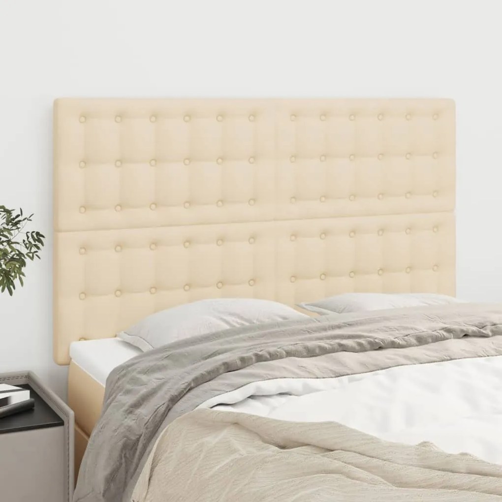 Testiere 4 Pz Crema 72x5x78/88 Cm İn Tessuto /