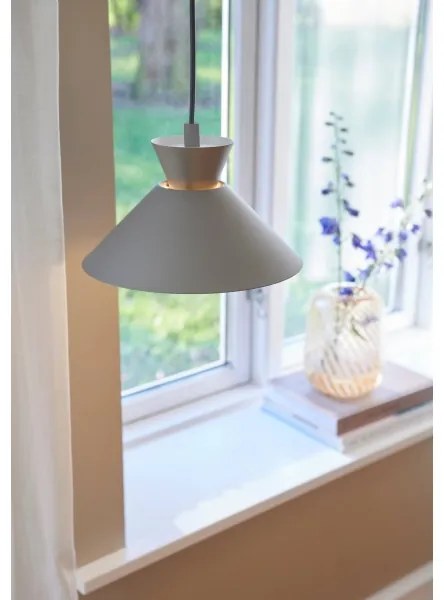 Nordlux - Lampadario a sospensione con filo DIAL 1xE27/40W/230V grigio