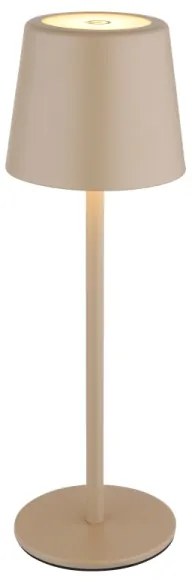 Globo - Lampada da tavolo LED Dimmerabile per esterni LED/2W/5V 3000/4000/6000K 2200 mAh IP44 crema