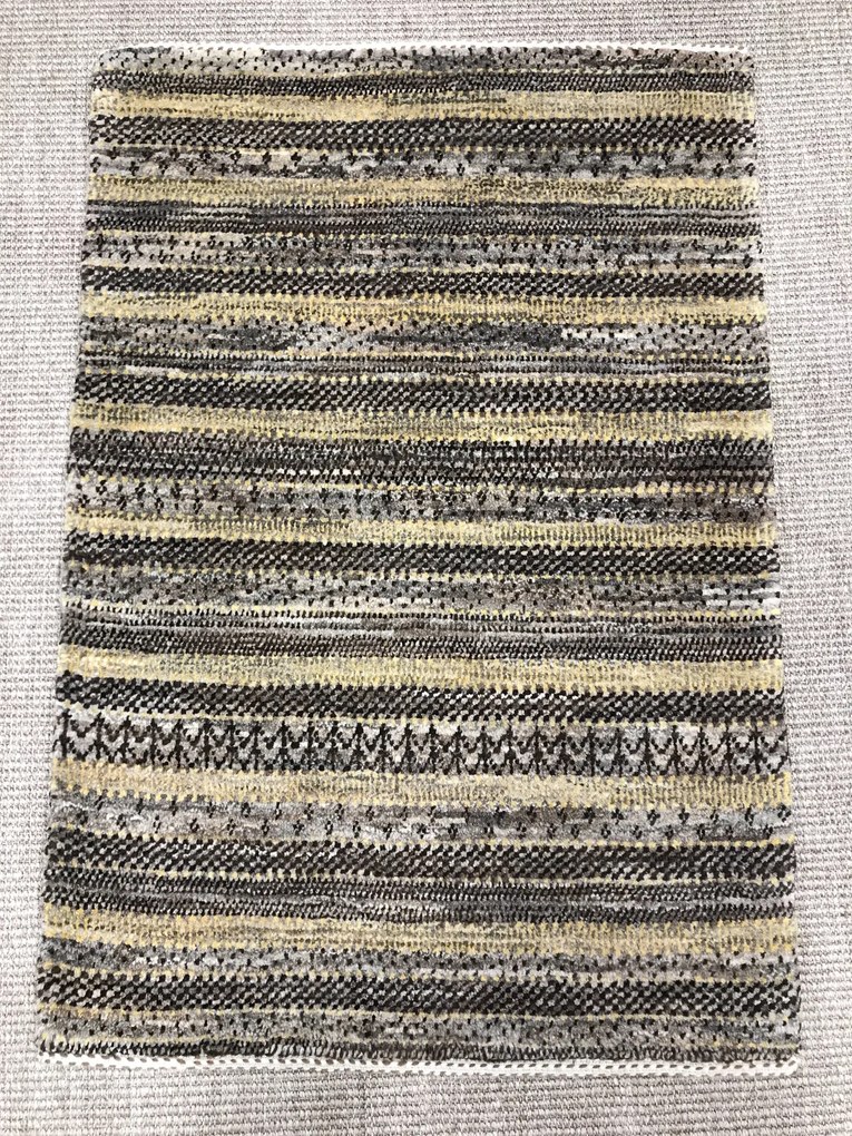 Loribaft Tappeto 90x60 Beige (Iran) Annodato A Mano