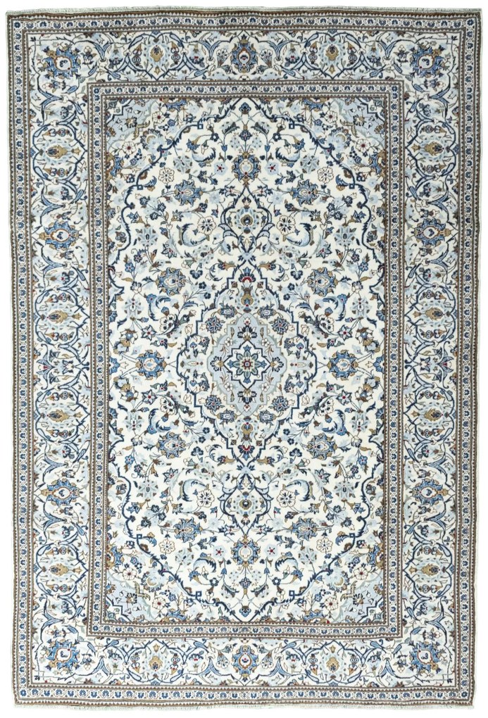 Kashan Tappeto persiano 290x200 Beige (Iran) Annodato A Mano