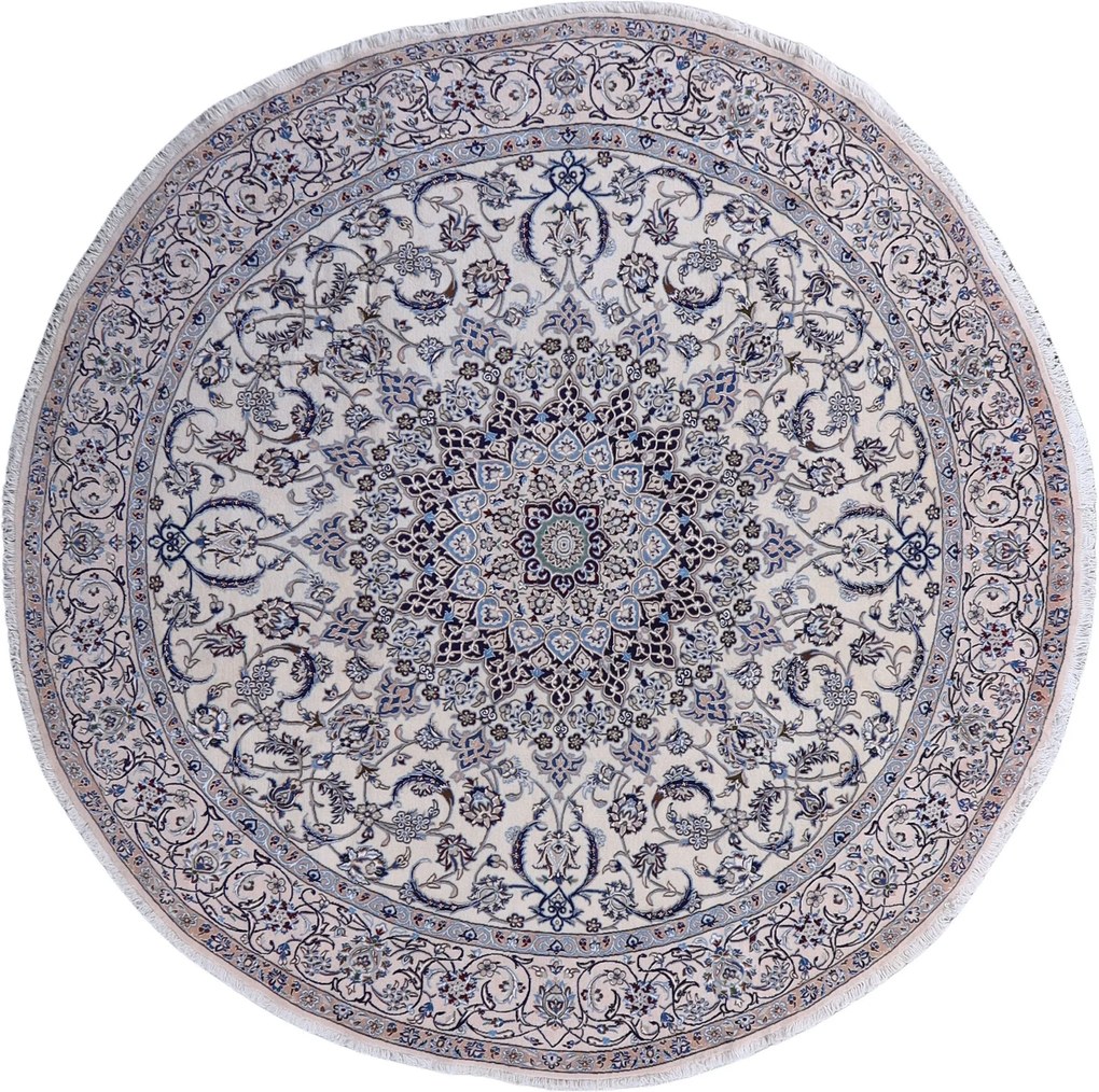 Nain Tappeto 250x250 (Iran) Annodato A Mano