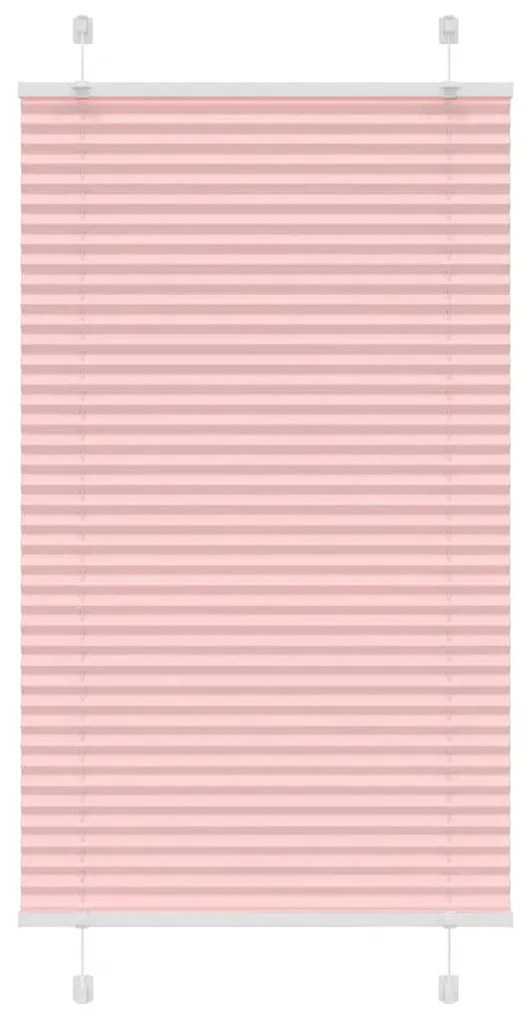 Tenda Plissettata Rosa 70x100 Cm Larghezza Tessuto 69,4 Cm /