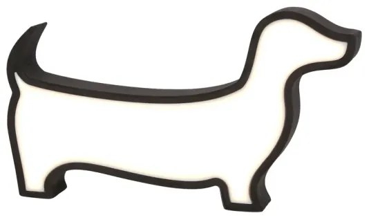 Lampada da scrivania per bambini DOG LED/12W/230V nera