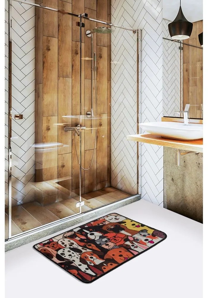 Tappeto da bagno 60x40 cm Dogs - Foutastic