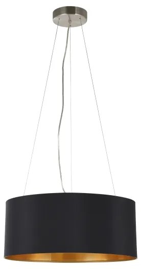 Eglo 31605 - Lampadario a sospensione con filo MASERLO 3xE27/60W/230V