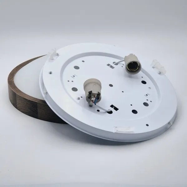 Brilagi - Lampada LED da soffitto CARVALHO SLIM 2xE27/60W/230V noce 37 cm