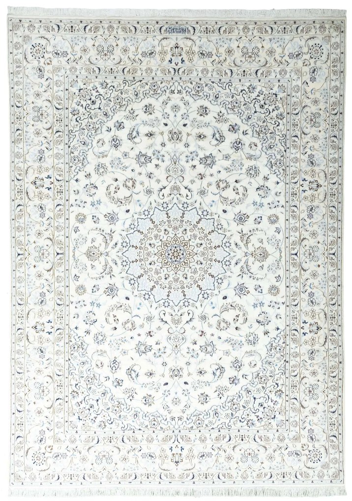 Nain Tappeto 260x360 Beige (Iran) Annodato A Mano