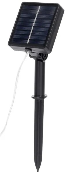 Aigostar - Catena solare LED 70xLED/4x1m IP65 bianco caldo eucalipto