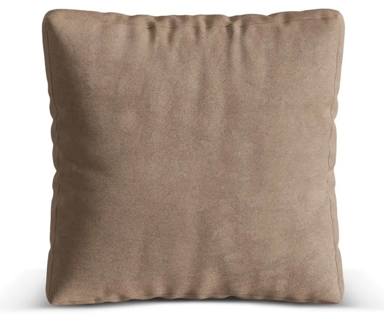Cuscino per divano componibile marrone chiaro con rivestimento in velluto Martina – Micadoni