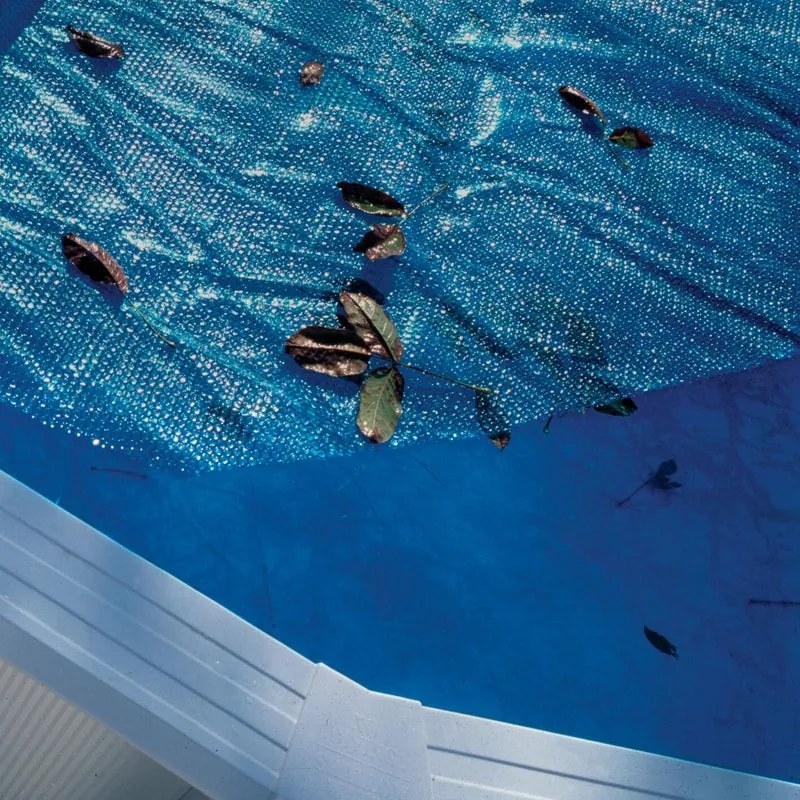 Copertura termica per piscina ovale GRE CPROV510 in polietilene 484 x 335 cm