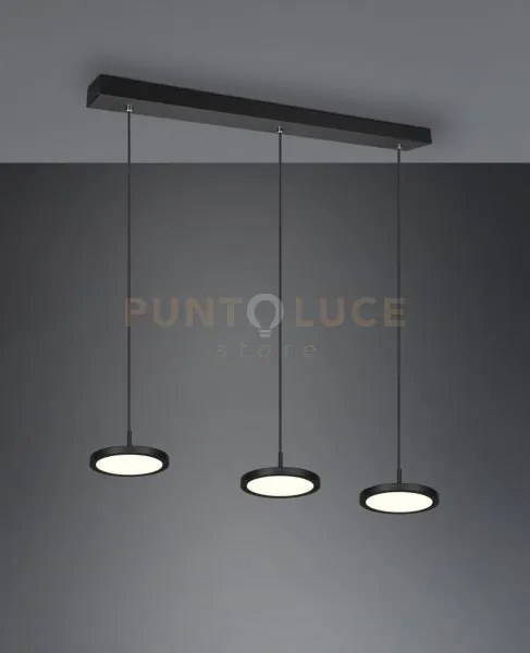 Tray sospensione led 30 w  3600 lm, 3.000 k dimmerabile 3 diffusori...